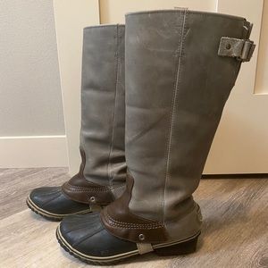 Sorel Slimpack (Rare) Riding Tall Leather Boot